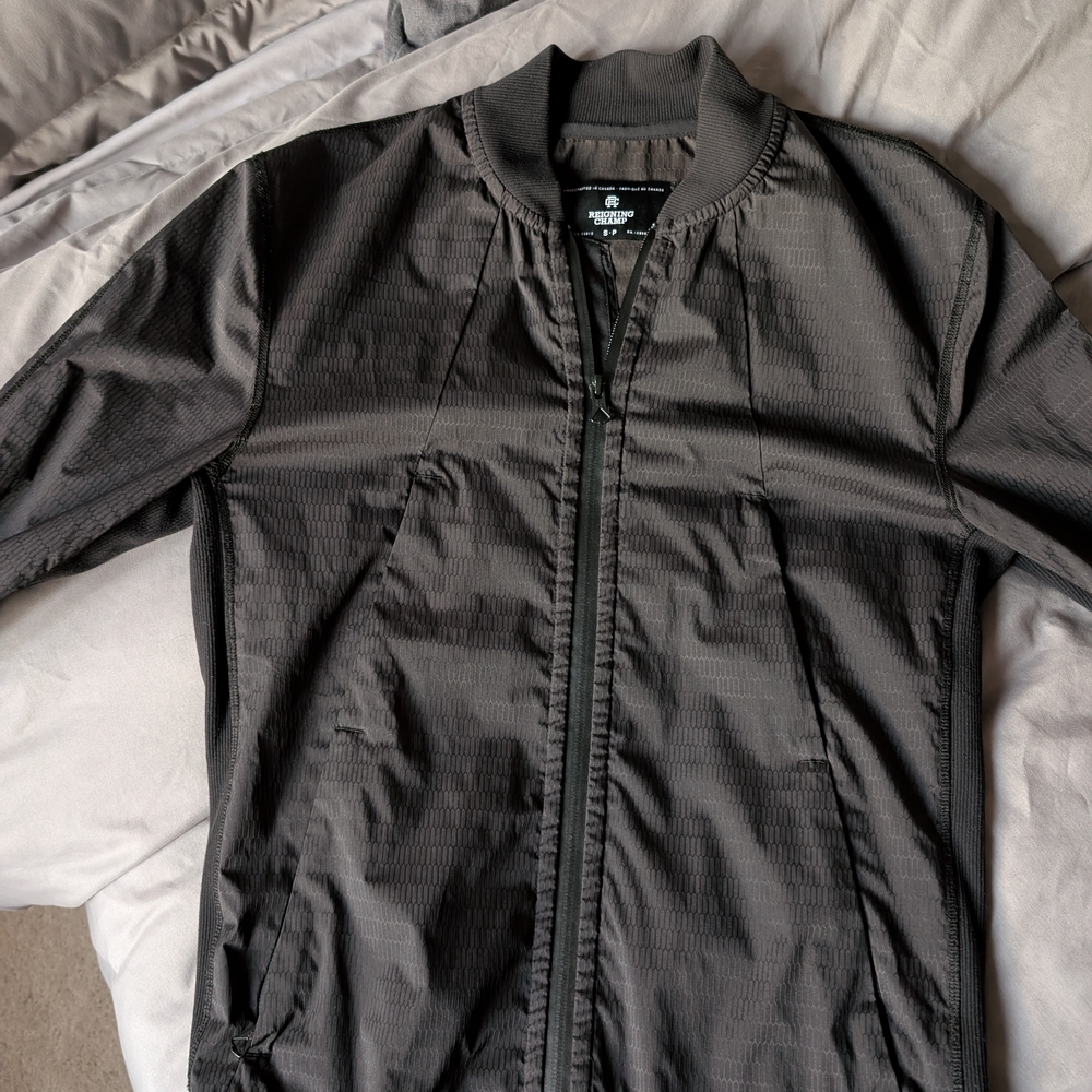 Reigning Champ Men's Black Bomber Jacket